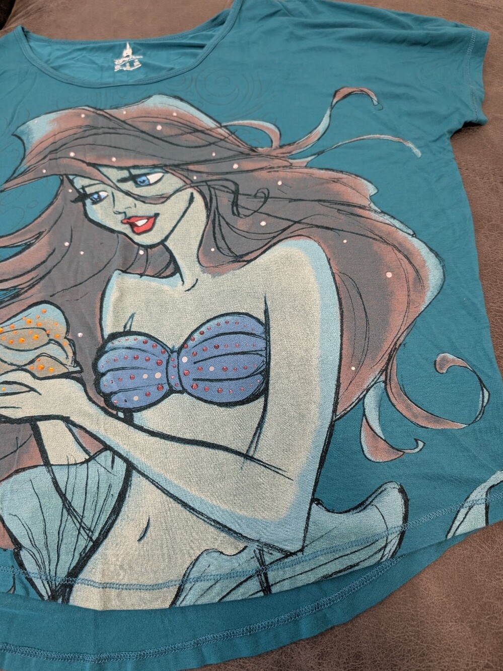 Disney Parks Women's The Little Mermaid Short Sleeve Tee